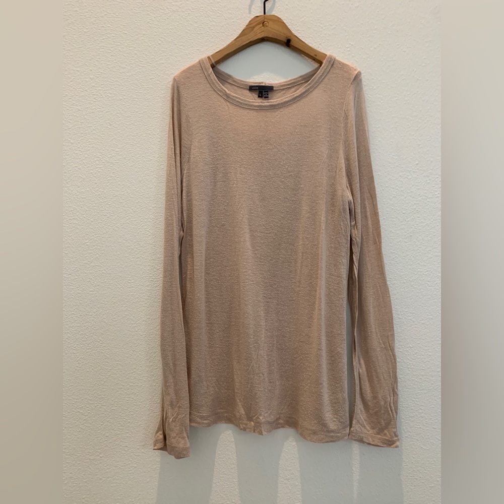 Vince Beige Long sleeve shirt